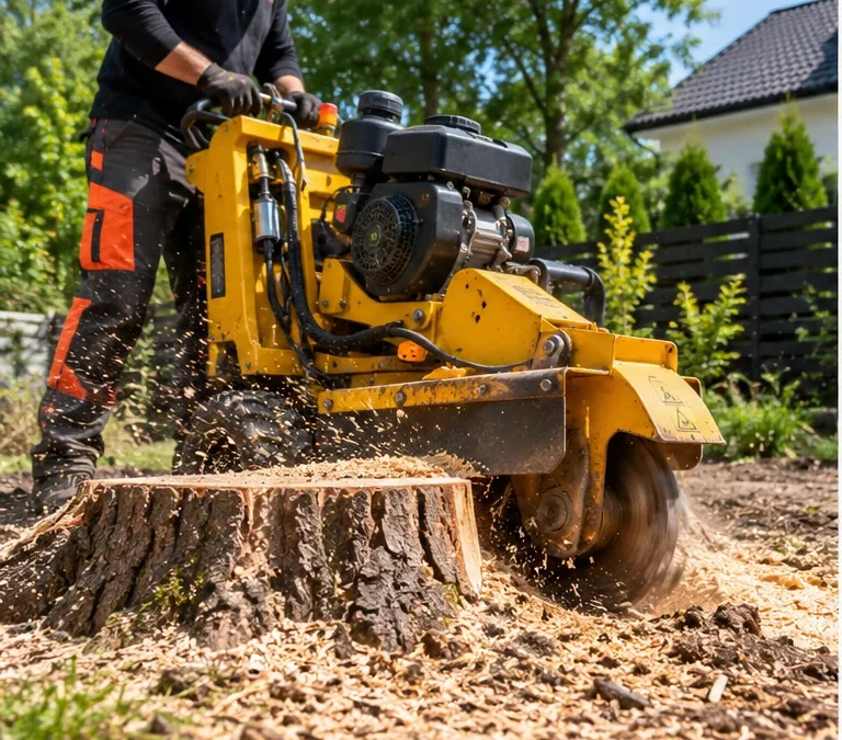 Wycinka drzew i frezowanie pni – dlaczego warto połączyć te usługi?